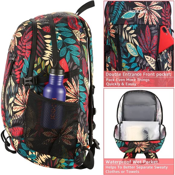 TOMULE Camping Hiking Daypacks 40L Lightweight Packable Hiking Backpack - Picture 4 of 7